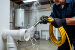 hydro jetting drain pipes