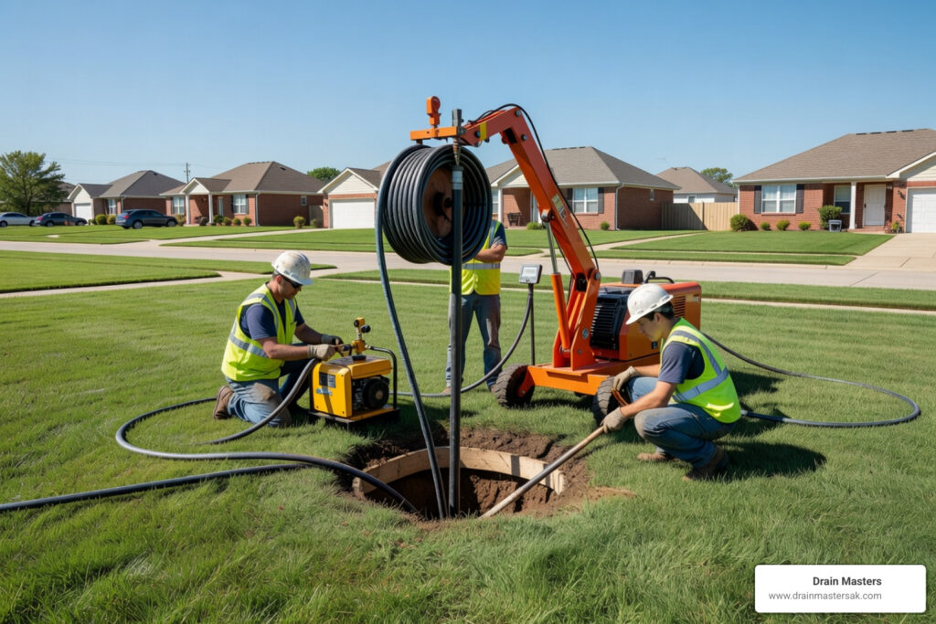 how does trenchless sewer repair work