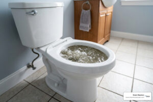 gurgling toilet