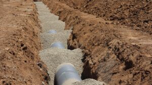 septic drainage field